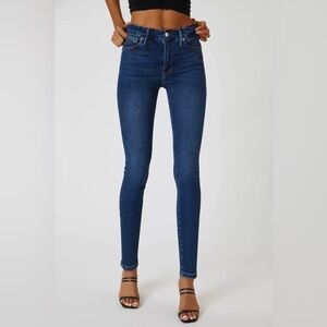 Good American Good Legs Dark Wash Skinny Jeans Size 2 / 26